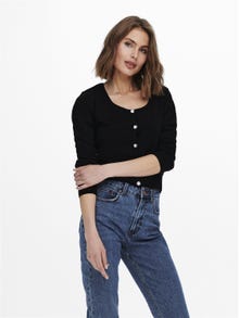 ONLY Pull-overs Col carré -Black - 15250563