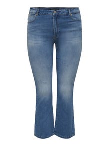 ONLY CARCharles Flared Ankle High Waist Jeans -Light Blue Denim - 15250611