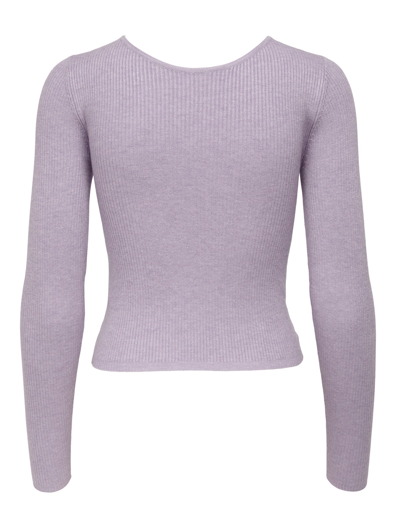 ONLY Slå om-detaljeret Pullover -Pastel Lilac - 15250619