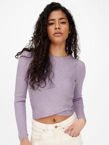 ONLY Knit fit O-hals Pullover -Pastel Lilac - 15250619
