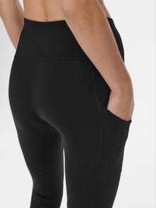 ONLY Taille haute Collants sport -Black - 15250666
