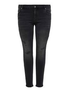 ONLY Curvy CARLucca Skinny fit jeans -Black - 15250684