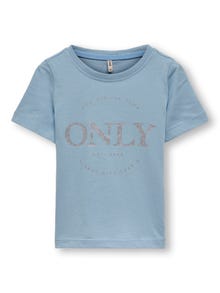 ONLY Mini Logo ONLY T-Shirt -Cashmere Blue - 15250807