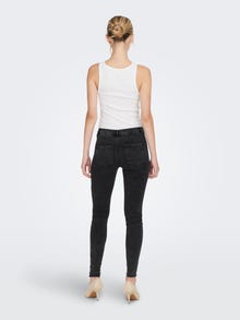 ONLY Jegging Fit High waist Jeans -Dark Grey Denim - 15250825