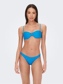 ONLY Strukturiertes Bralette- Bikini-Top -Blue Aster - 15250848