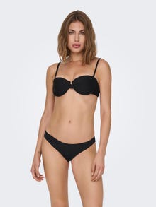 ONLY Strukturiertes Bralette- Bikini-Top -Black - 15250848