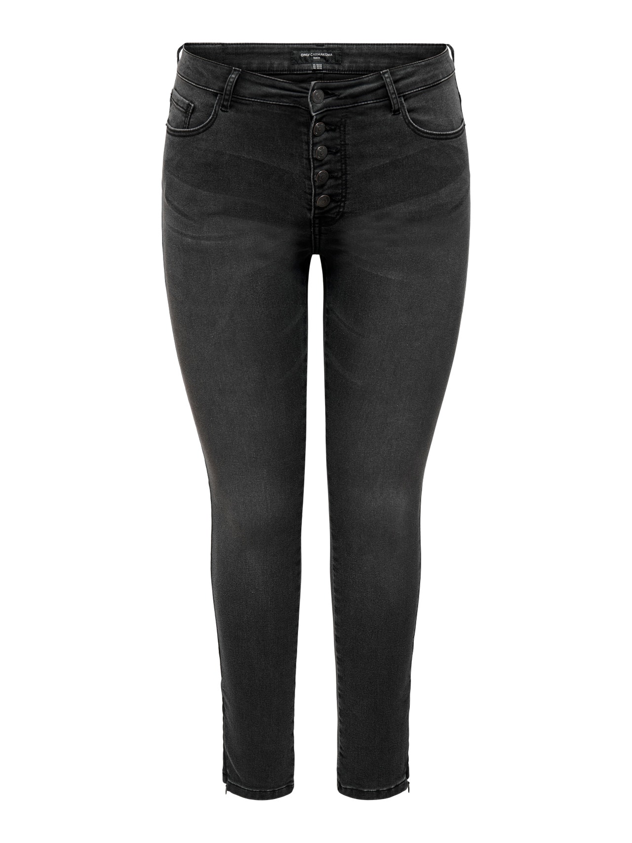 ONLY Jeans Skinny Fit Taille haute -Black - 15250915