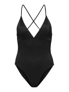 ONLY Cross back Swimwear -Black - 15251005