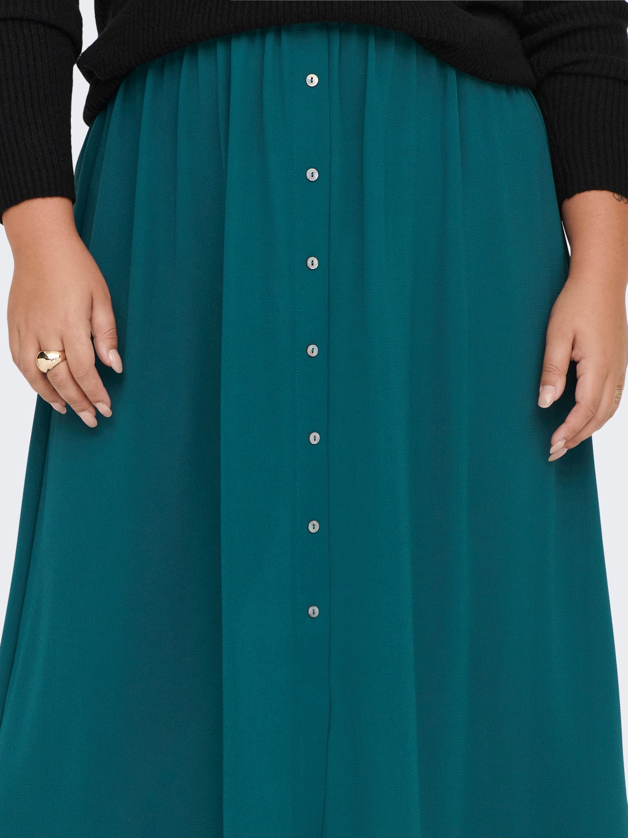 ONLY Jupe longue -Deep Teal - 15251111