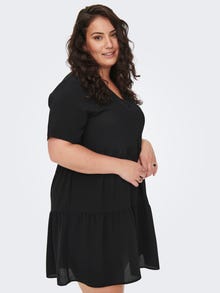 ONLY Robe courte Loose Fit Col bateau -Black - 15251127