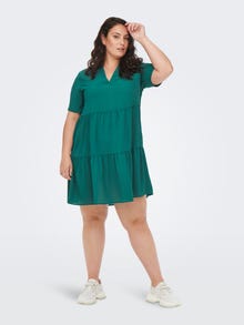ONLY Robe courte Loose Fit Col bateau -Deep Teal - 15251127