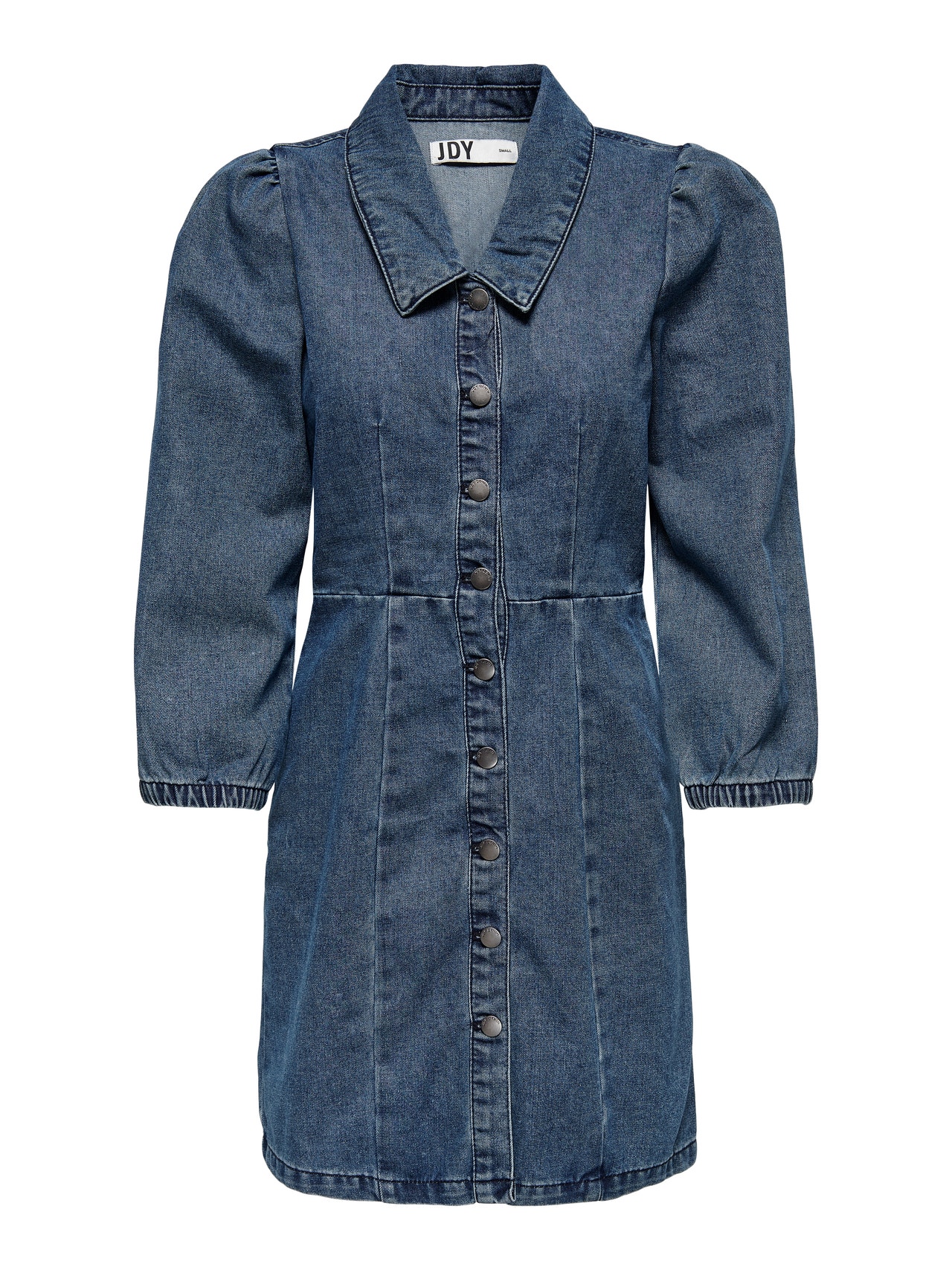 ONLY Standard Fit V-Neck Long dress -Medium Blue Denim - 15251263
