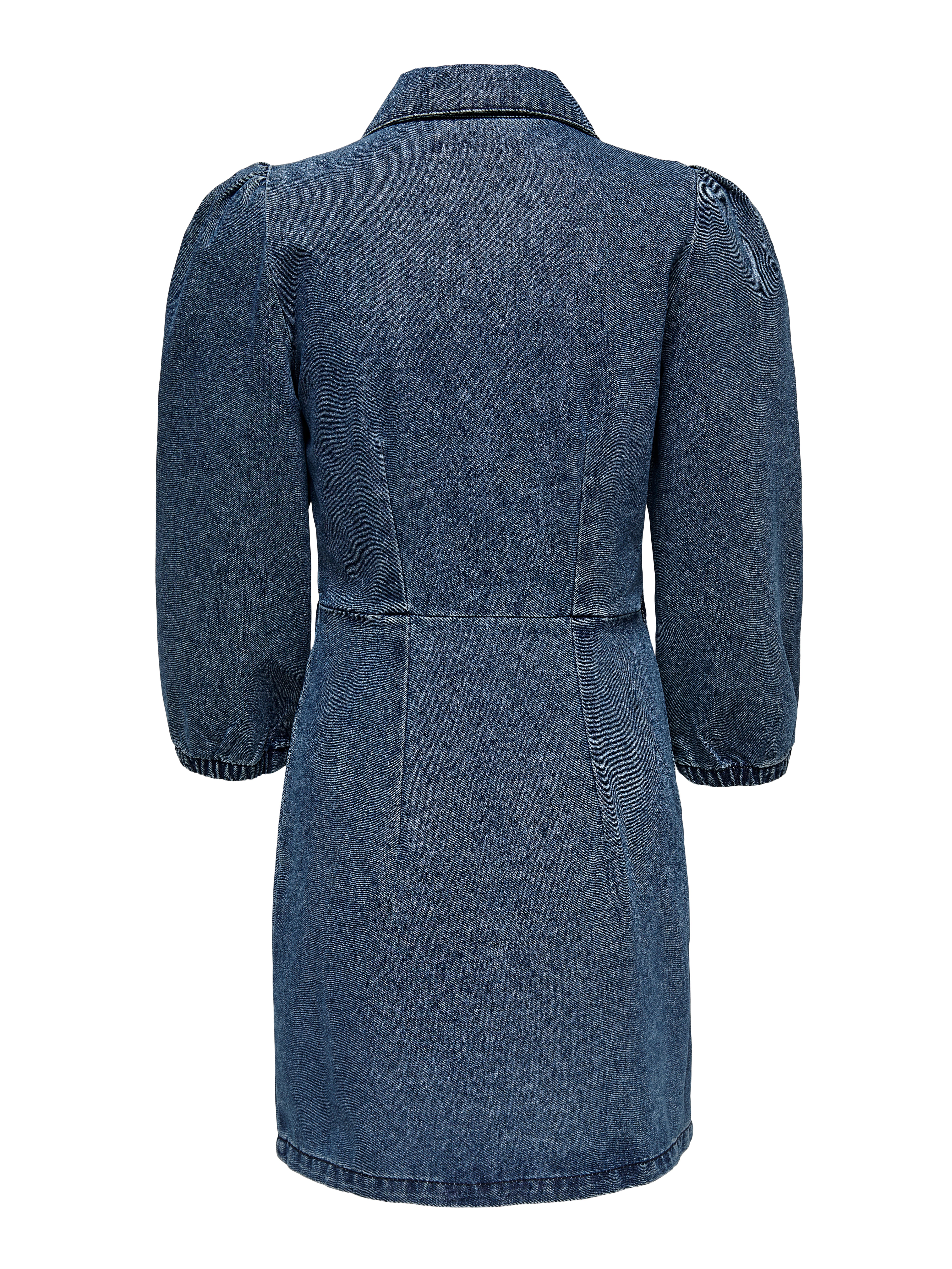 Robe en discount jean manche bouffante