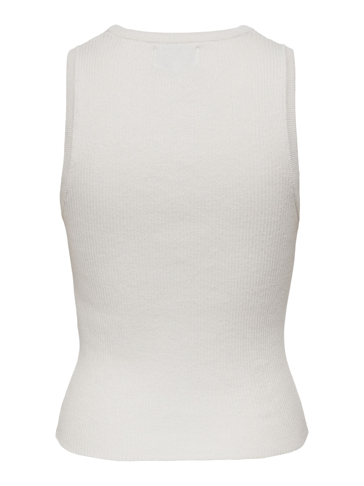ONLY Sleeveless Knitted Top -Cloud Dancer - 15251272