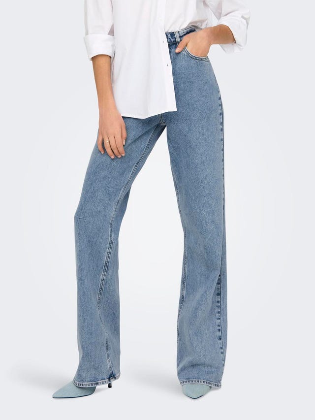 ONLY ONLCamille High Waist Wide Jeans - 15251360