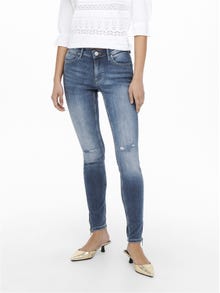 ONLY Skinny fit Regular waist Jeans -Medium Blue Denim - 15251364