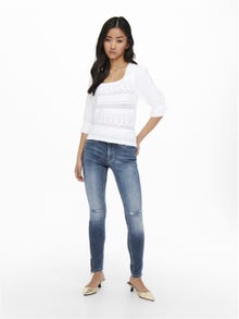 ONLY Skinny fit Regular waist Jeans -Medium Blue Denim - 15251364