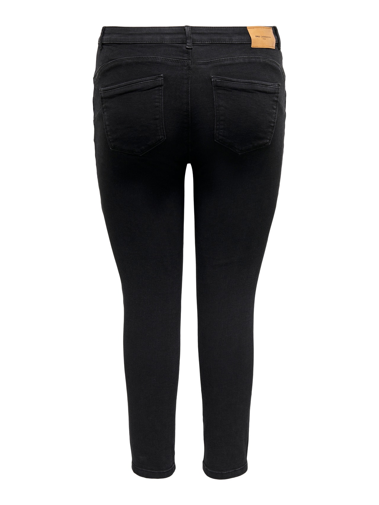 ONLY CARPaisy push up Skinny jeans -Black Denim - 15251372