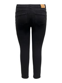 ONLY Curvy CARPaisy push up Skinny fit jeans -Black Denim - 15251372