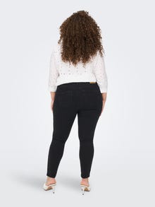 ONLY Skinny Fit Mid waist Jeans -Black Denim - 15251372