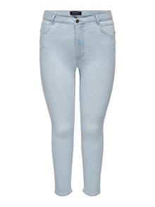 ONLY CARPaisy Push-Up Skinny Fit Jeans -Light Blue Denim - 15251372