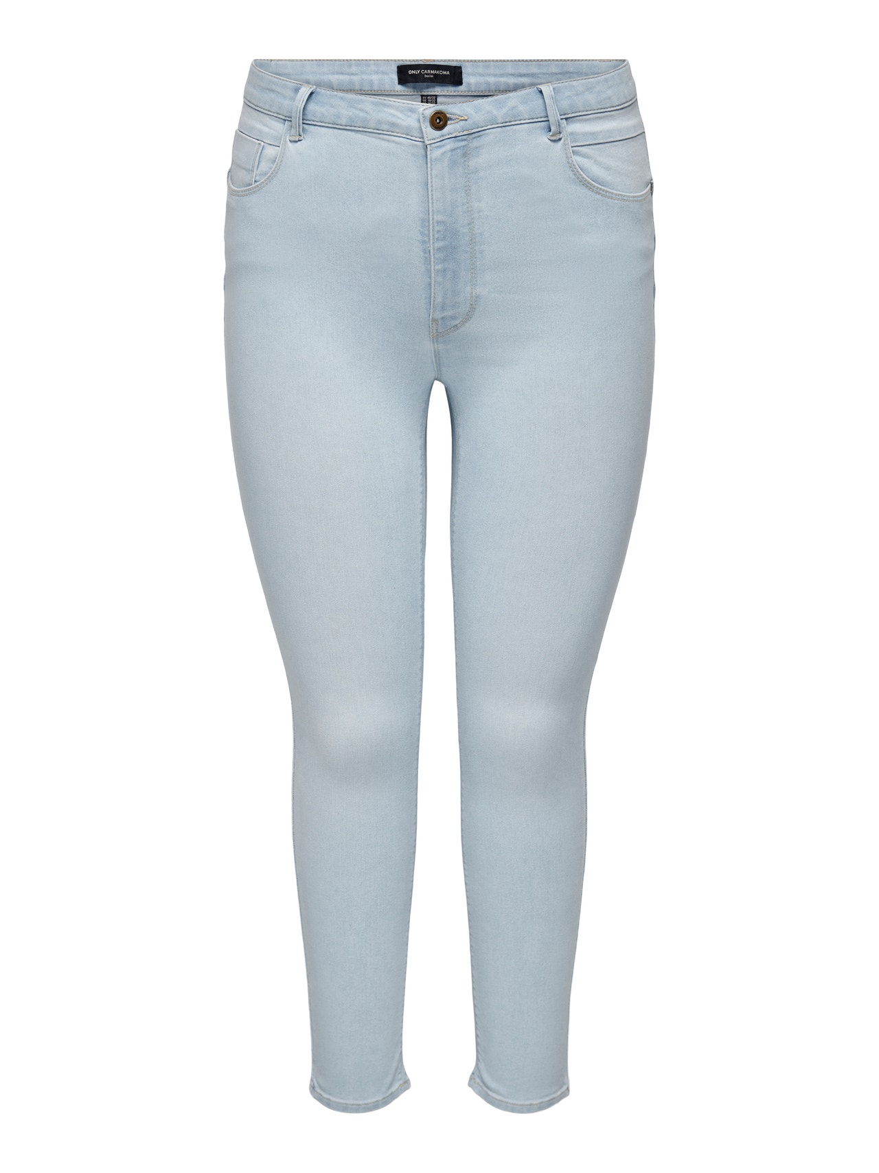 ONLY Jeans Skinny Fit Taille moyenne -Light Blue Denim - 15251372