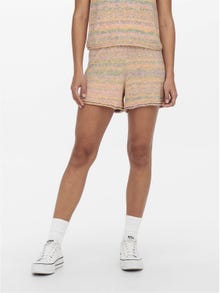 ONLY Shorts Regular Fit Taille moyenne -Cloud Dancer - 15251378