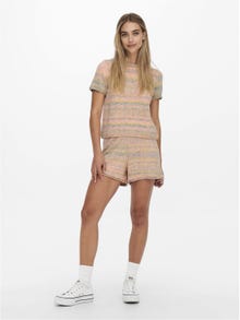ONLY Shorts Regular Fit Taille moyenne -Cloud Dancer - 15251378
