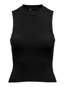 ONLY Regular Fit O-Neck Knit top -Black - 15251494