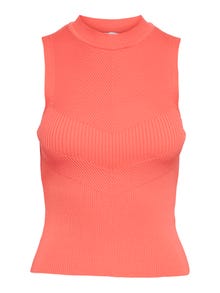ONLY Top Regular Fit Col rond -Georgia Peach - 15251494