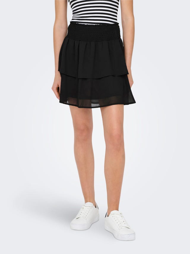 ONLY Short Layered smock Skirt - 15251508