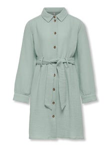 ONLY Regular Fit Round Neck Short dress -Harbor Gray - 15251511