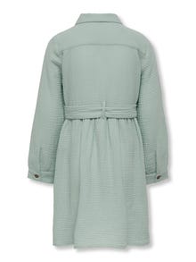 ONLY Knytskärp Skjortklänning -Harbor Gray - 15251511