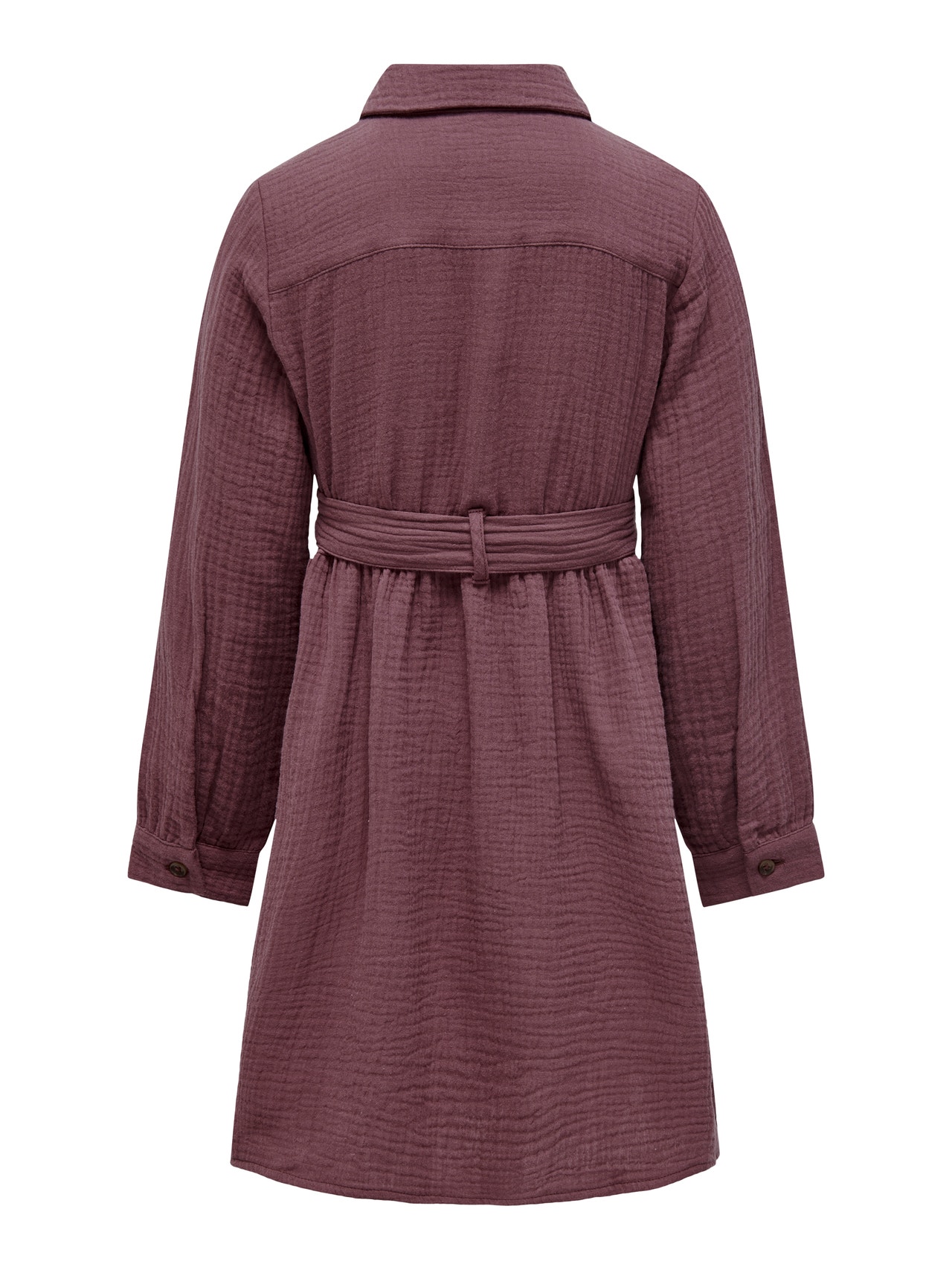 ONLY Knytskärp Skjortklänning -Rose Brown - 15251511