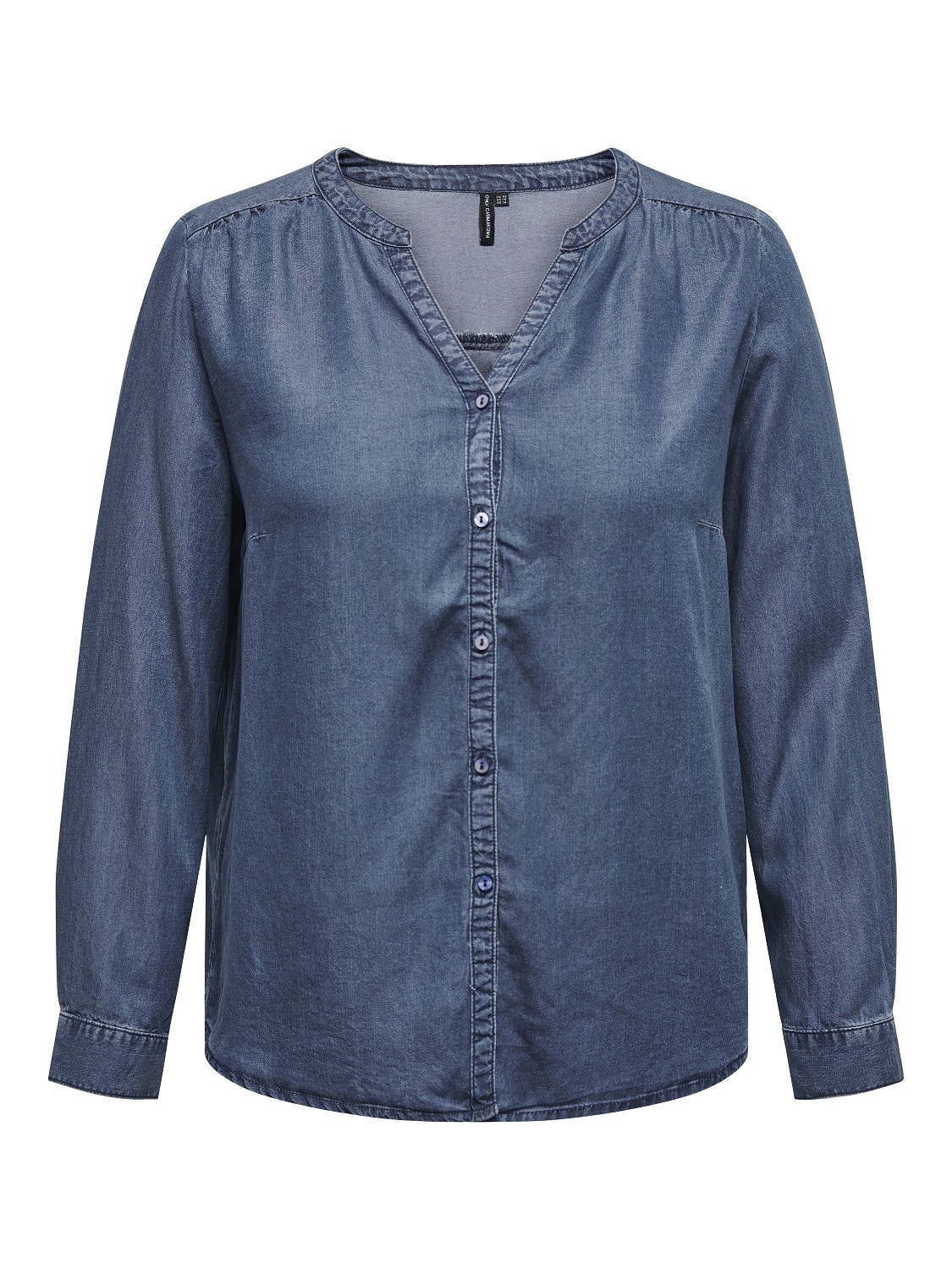 ONLY En tallas grandes Camisa -Dark Blue Denim - 15251608