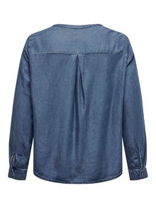 ONLY CARSEMA Denim shirt -Dark Blue Denim - 15251608