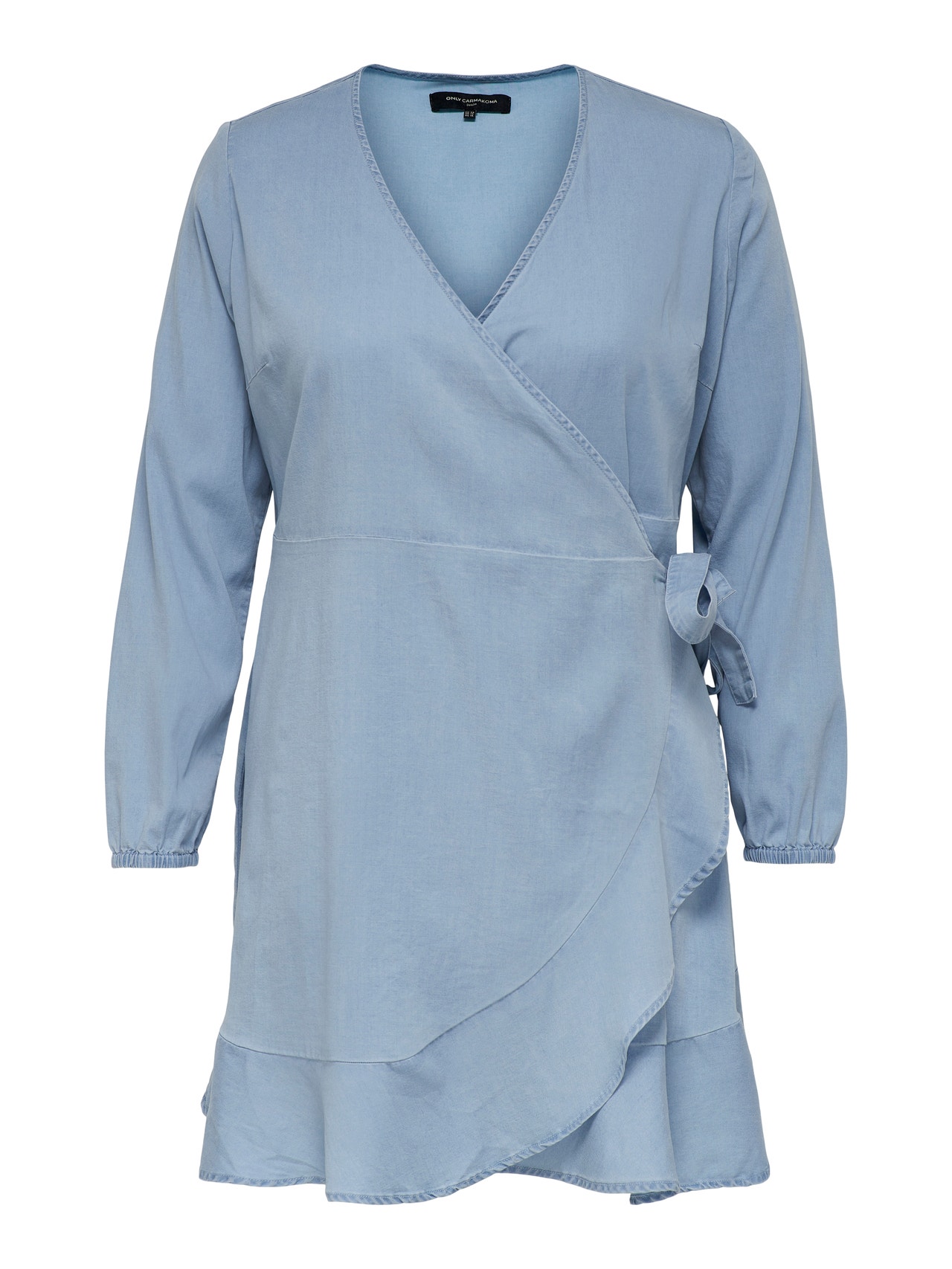 ONLY Robe courte Loose Fit Col rond -Light Blue Denim - 15251611