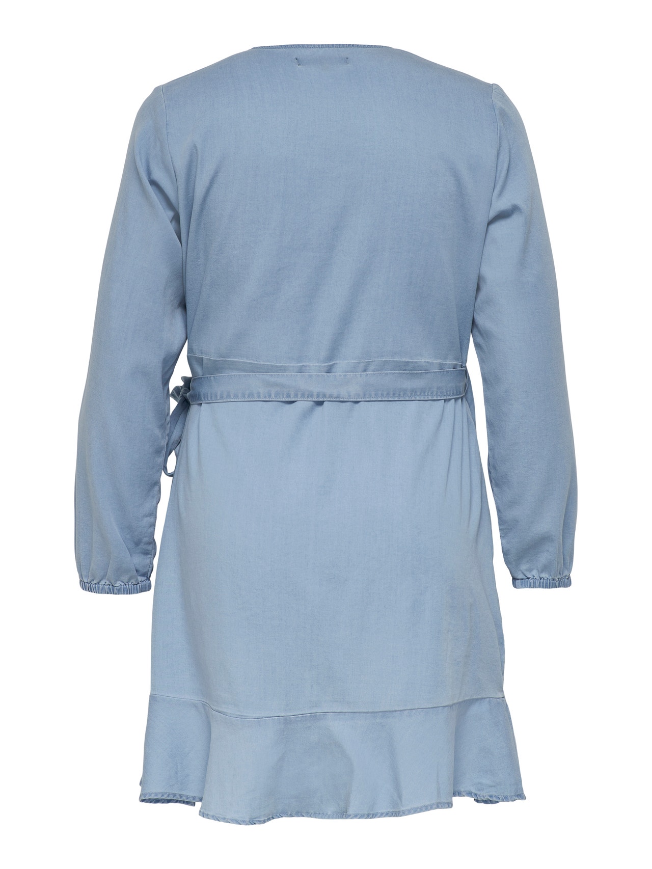 ONLY Robe courte Loose Fit Col rond -Light Blue Denim - 15251611