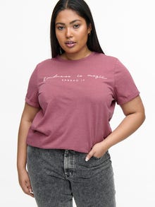 ONLY Regular Fit O-Neck T-Shirt -Renaissance Rose - 15251650