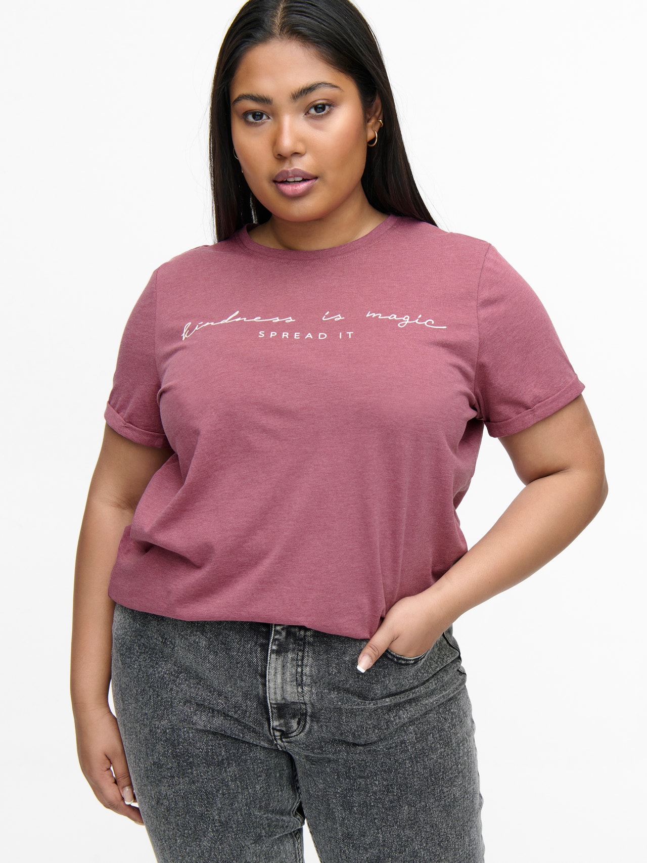 ONLY T-shirts Regular Fit Col rond -Renaissance Rose - 15251650