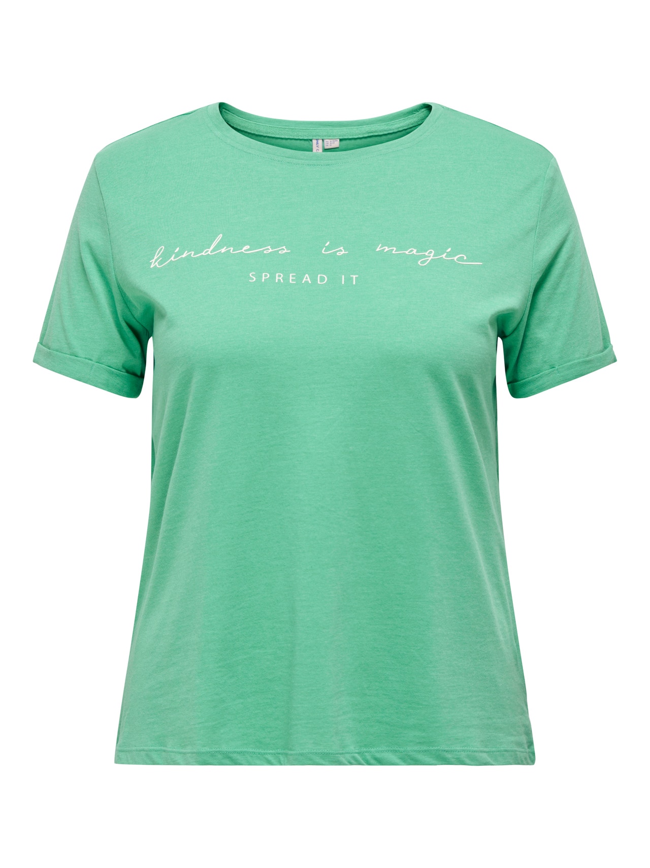 ONLY Normal geschnitten Rundhals T-Shirt -Winter Green - 15251650