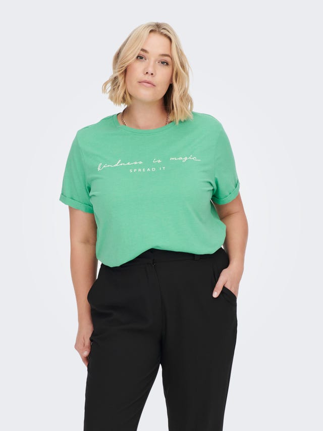 ONLY Curvy o-neck t-shirt - 15251650
