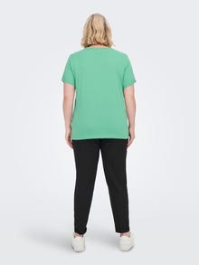 ONLY Normal geschnitten Rundhals T-Shirt -Winter Green - 15251650