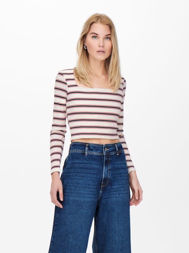 ONLY Regular Fit Square neck Top - 15251699