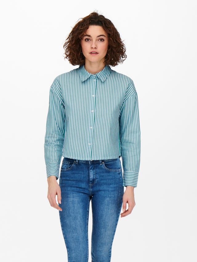 ONLY Box Fit Buttoned cuffs Dropped shoulders Shirt - 15251743