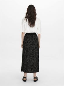 ONLY Patterned Maxi skirt -Black - 15251761