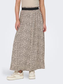 ONLY Patroon Maxi rok -Silver Mink - 15251761