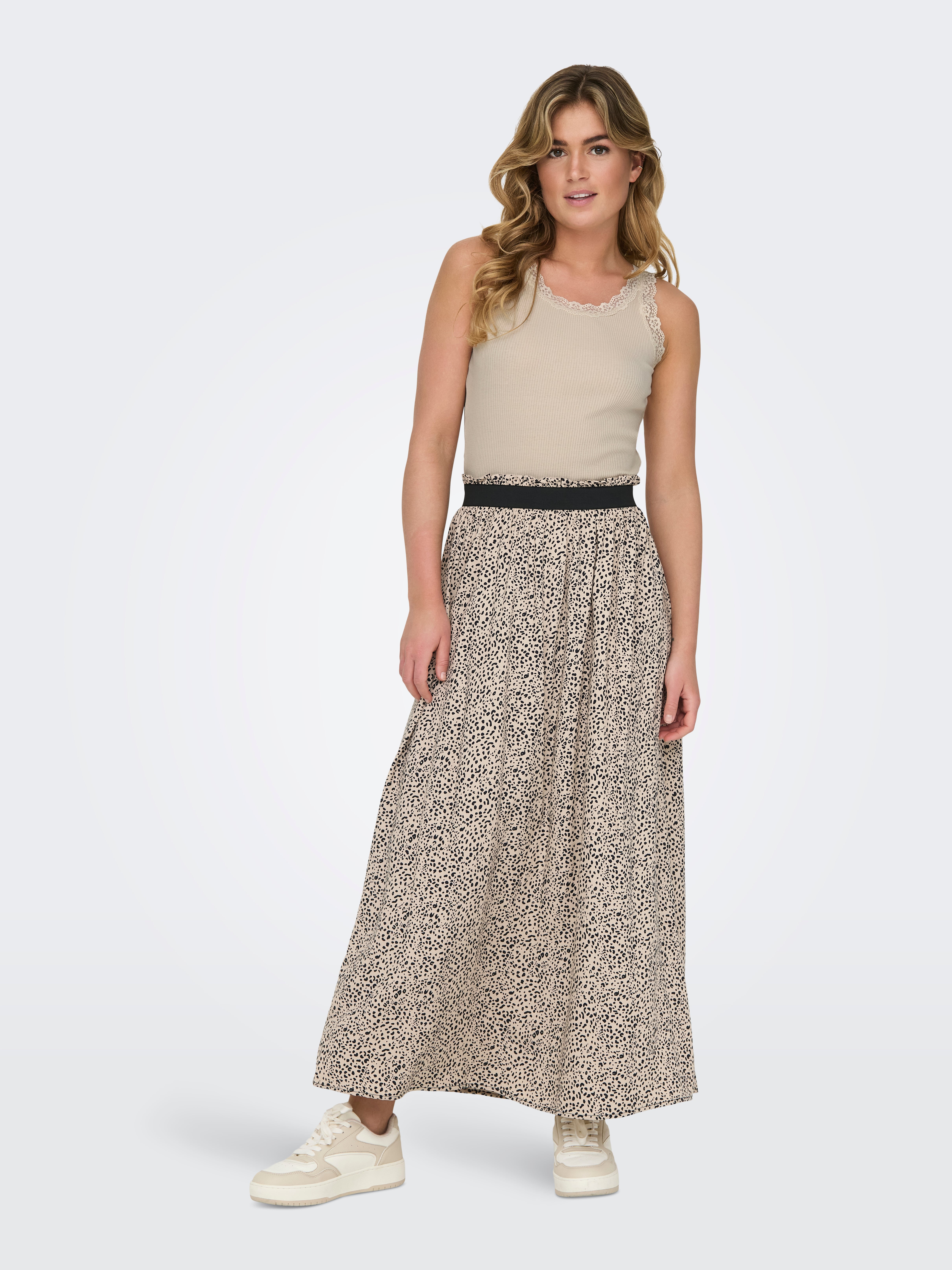 Patterned Maxi skirt