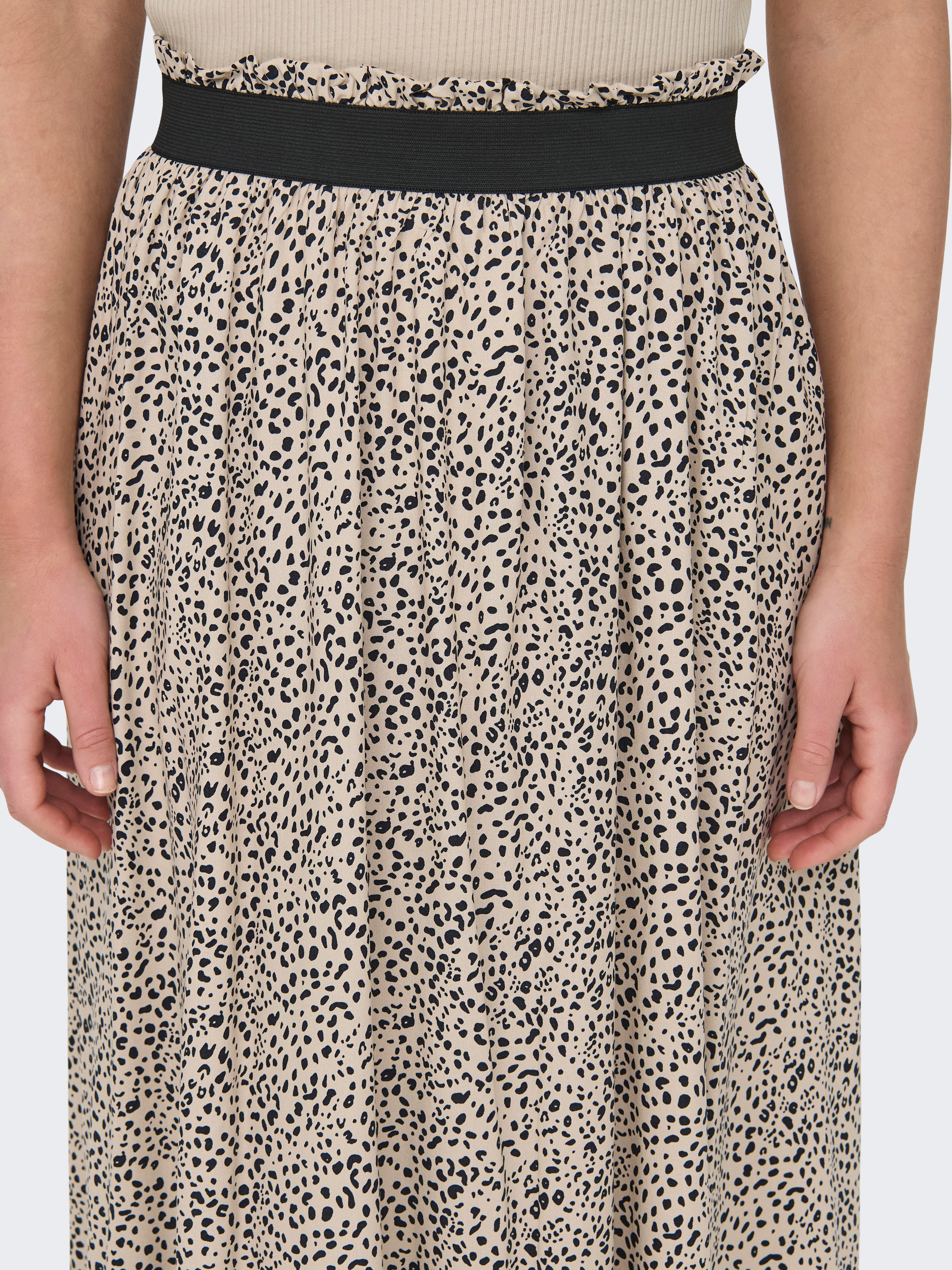 Leopard print maxi outlet skirt 90