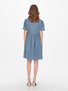 ONLY Mama Lyocell Denim Dress -Medium Blue Denim - 15251936